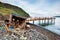 Stranded fishing boat wreck