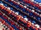 Strands of red,white & blue beads,stars, great background for July 4th,Memorial Day