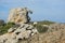 Strange natural rock formation Cap de Creus Spain