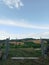 A strange point of view of big Rural area of vineyards in Savignano sul Panaro