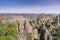 Strange rock formations, Pinnacles National Park, California