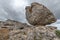 Strangely shaped rocks in the chaos of Nimes le Vieux in the Cevennes National Park