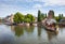 Strasbourg, bridge Ponts Couverts in Petite France