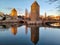 Strasbourg. Bridges and towers built during the 13th century