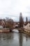 Strasbourg. Bridges and towers built in the 13th century