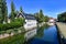 Strasbourg in France, \\\'Maison des Ponts Couverts\\\' building in River III in historical Petite France quarter