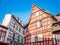 Strasbourg, France - Quaint timbered houses in La Petite France in the medieval fairytale old town of Strasbourg.