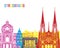 Strasbourg skyline pop