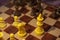 strategic moves on the board of chess game