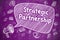 Strategic Partnership - Business Concept.