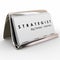 Strategist Big Thinker Visionary Business Cards Holder