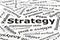 \'Strategy\' concept with other related words