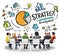 Strategy Development Goal Marketing Planning Concept