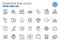 Strategy, Diagram graph and Wholesale inventory line icons. For website, printing and application. Vector