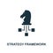 Strategy Framework icon. Creative element design from business strategy icons collection. Pixel perfect Strategy Framework icon