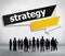 Strategy Planning Solution Tactics Vision Direction Concept