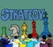 Strategy Planning Vision Chess Concept