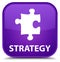 Strategy (puzzle icon) special purple square button