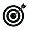 Strategy target office business work linear style icon