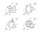 Strategy, Time management and Growth chart icons set. Globe sign. Puzzle, Clock tags, Diagram graph. Vector
