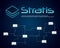 Stratis blockchain cryptocurrency background style