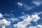 Stratocumulus clouds and the blue sky