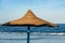 Straw beach umbrella - Red Sea Egypt Africa