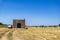 Straw field with ancient abandoned deposit, Monopoli - Apulia Puglia
