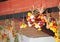 Straw Flowers Drying In House