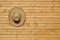 Straw hat on wall