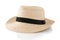 Straw hat withe black ribbon