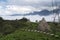 Straw house in hmong village Sapa, Vietnam. Traditional village. Ancient culture