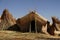 Straw Hut on Floating Island in Peru