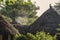 straw roofs in Africa