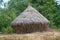 Straw stack near the field