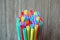 Straw straws plastic drinking background colourful full screen single use pollution