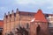 Straw Tower in Gdansk at sunset