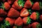 Strawberries background. Strawberry. Food background