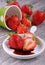 Strawberries and balsamic vinegar