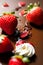 Strawberries and chocolate slur generated by ai