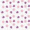 Strawberries, flowers and drops seamless pattern. Design for T-shirt, textile and prints.