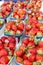 strawberries, market in Nyons, Rhone-Alpes, France