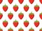 Strawberries seamless pattern. Vector