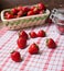 Strawberries on the tableclose