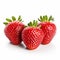 Strawberries On White Background: Zeiss Batis 18mm F2.8 Style