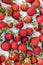 Strawberry. Background of strawberries. Tasty background