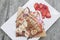 Strawberry banana crape.