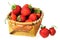 Strawberry in basket