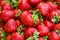 Strawberry, beautiful ripe berries, close-up