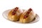 Strawberry Bread Buns Isolated